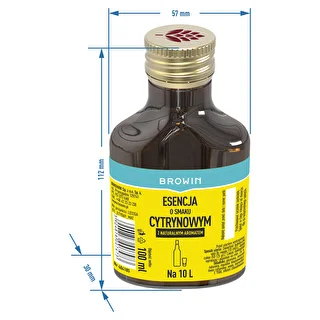 Citronu esence ar dabīgu aromātu 10 L pagatavošanai – 100 ml – photo 6