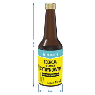 Esence ar citrona garšu un dabīgu aromātu 4 L — 40 ml – photo 7