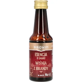 Esence ar ķiršu un brendija garšu, 40 ml - uz 4 L – photo 1
