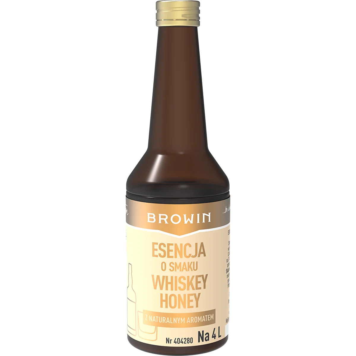 Esence ar Whiskey Honey garšu uz 4 L - 40 ml
