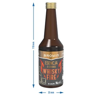 Esence ar Whisky Fire garšu uz 4 L, 40 ml – photo 7