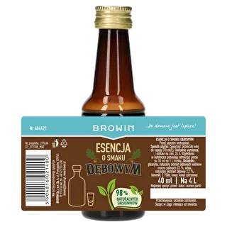Ozolkoka garšas esence ar dabīgu aromātu un ekstraktu – 40 ml, uz 4 L – photo 6