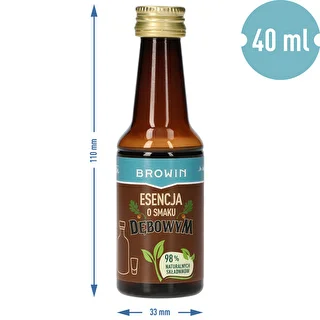 Ozolkoka garšas esence ar dabīgu aromātu un ekstraktu – 40 ml, uz 4 L – photo 8