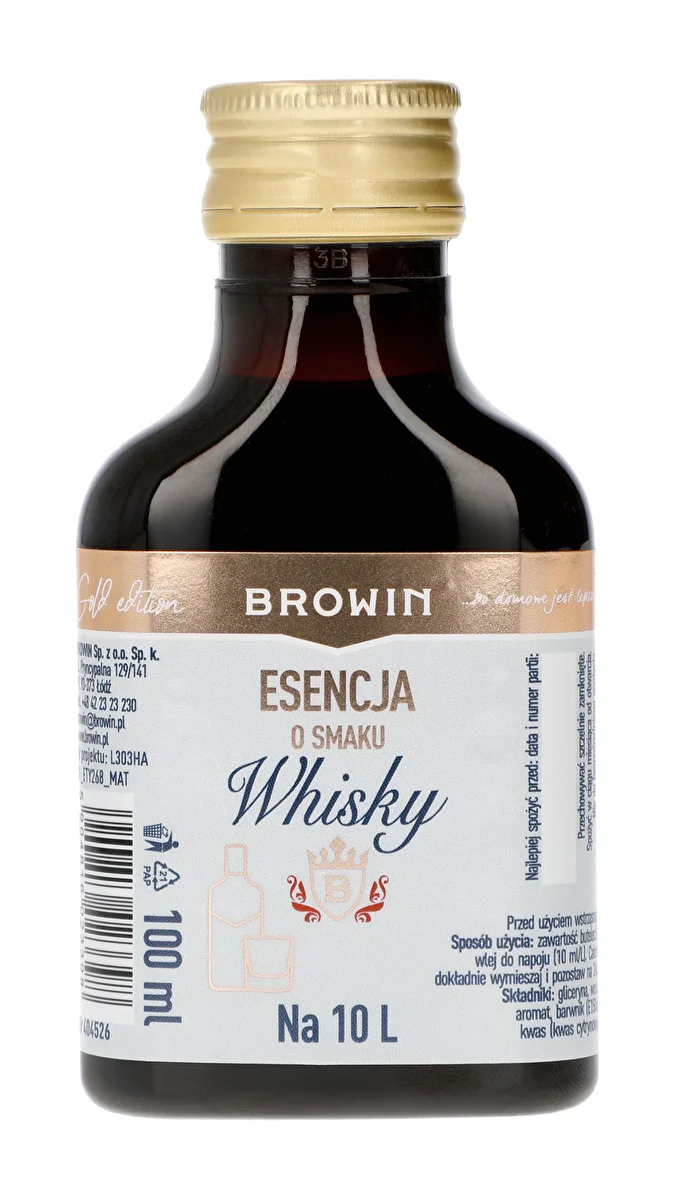 Viskija garšas esence 10 litriem, 100 ml