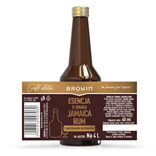 Gold esence ar Jamaica Rum garšu uz 4 L, 40 ml – photo 5