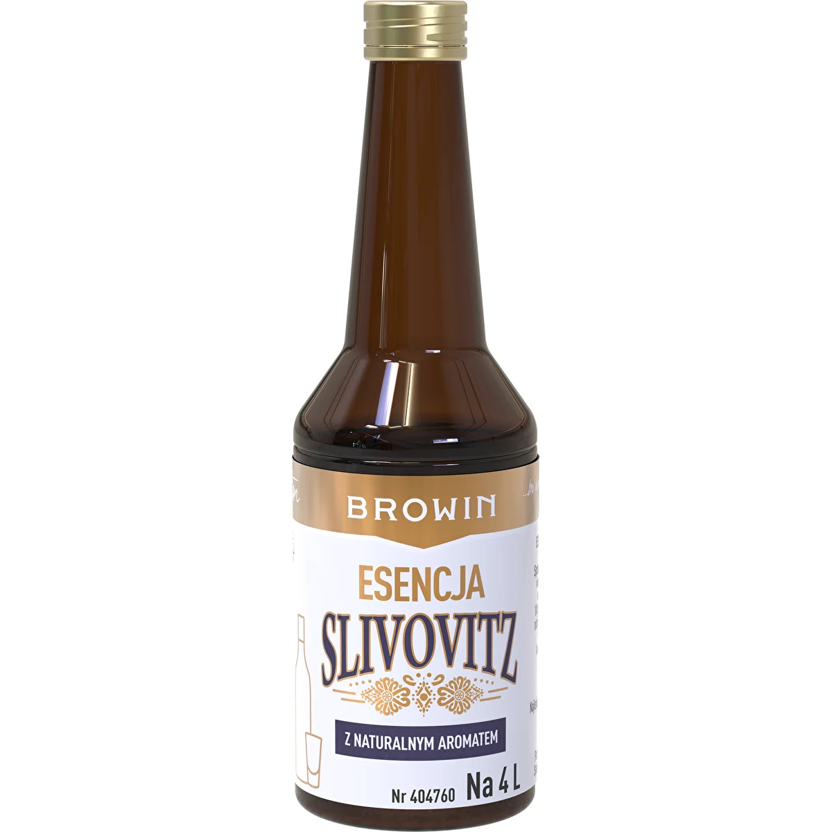 Esence ar plūmju brendija garšu, uz 4 L, 40 ml