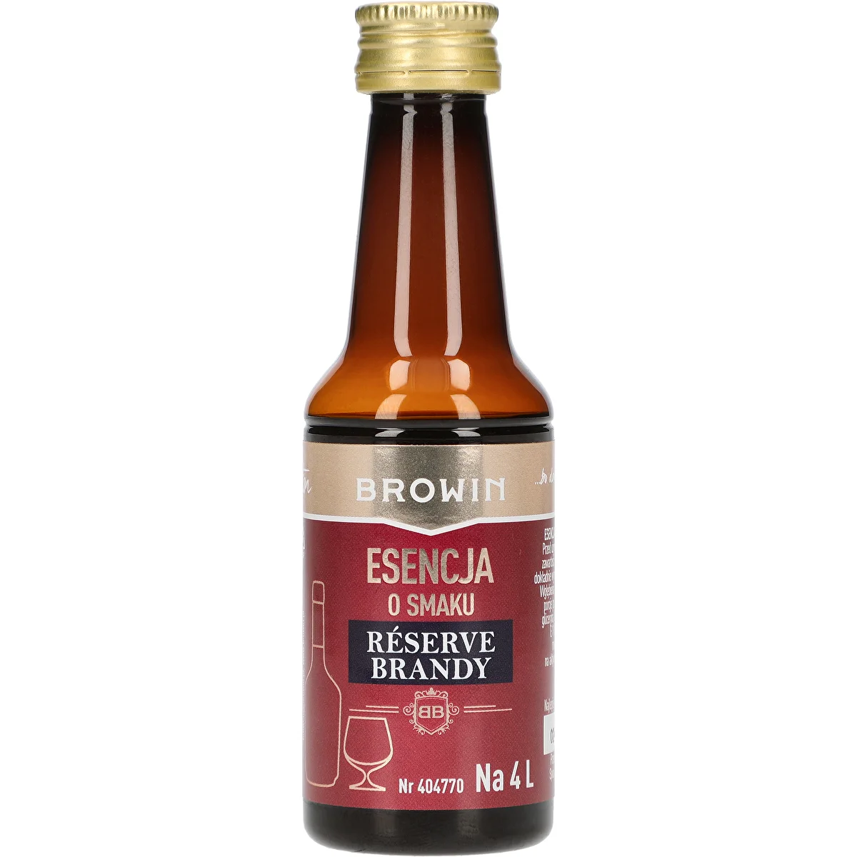 Esence ar Reserve Brandy garšu, 40 ml, uz 4L