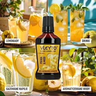 VLEYTO Cidonija & Medus – garšas esence ar dabīgiem aromātiem, 250 ml – photo 7