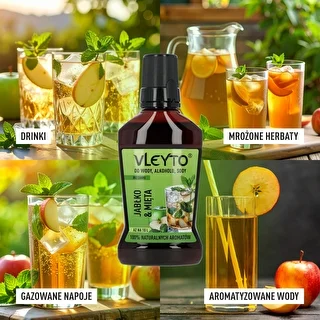 VLEYTO Piparmētra & Ābols – garšas esence ar dabīgām aromatvielām, 250 ml – photo 7