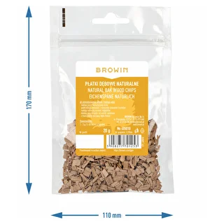 Dabīgas ozolkoka plāksnītes (negrauzdētas), 20 g – photo 7
