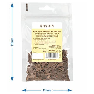 Vaniljas ozolkoka plāksnītes, stipri grauzdētas, 20 g – photo 7