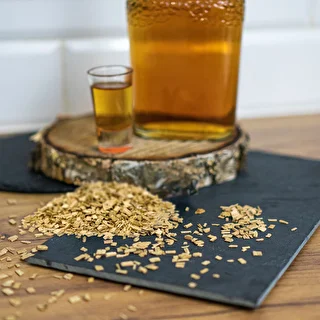 Dabīgas ozolkoka skaidas alkoholisko dzērienu aromatizēšanai (viskijam, baltvīnam), 50 g – photo 9