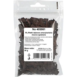 Amerikāņu ozolkoka skaidas, stipri grauzdētas, 50 g – photo 2
