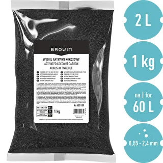 Kokosriekstu aktivētā ogle 1 kg – photo 3