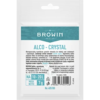Alco-crystal - līdzeklis alkoholisko dzērienu īpašību uzlabošanai