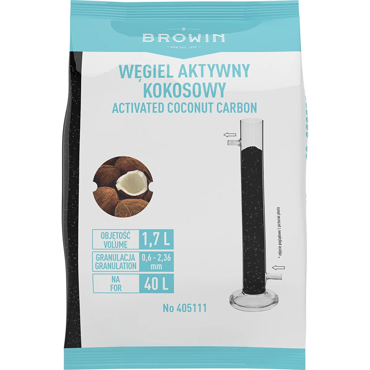 Kokosriekstu aktivētā ogle 0,86 kg