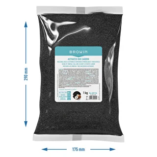 Activated Duo Carbon — akmeņogļu (minerālās) un kokosriekstu aktīvās ogles maisījums, 1 kg, uz 60 L – photo 7