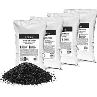 Kokosriekstu aktivētā ogle 1 kg x 4 - komplekts