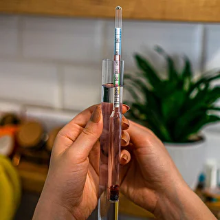 Stikla filtrēšanas kolonna komplektā ar spirtometru, silikona šļūteni un kokosriekstu aktivēto ogli – photo 8