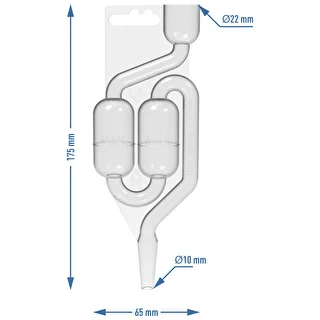 Plastmasas fermentācijas caurulīte MAXI-v2 – photo 4