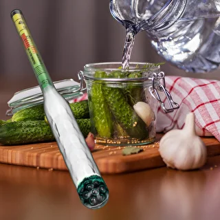 Neplīstošs sālsmērs ar mēģeni, mērījumu diapazons: 0–300 g sāls/L – photo 7