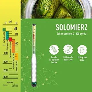 Neplīstošs sālsmērs ar mēģeni, mērījumu diapazons: 0–300 g sāls/L – photo 5
