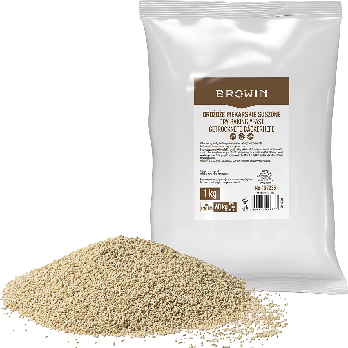Sausais maizes raugs, 1 kg