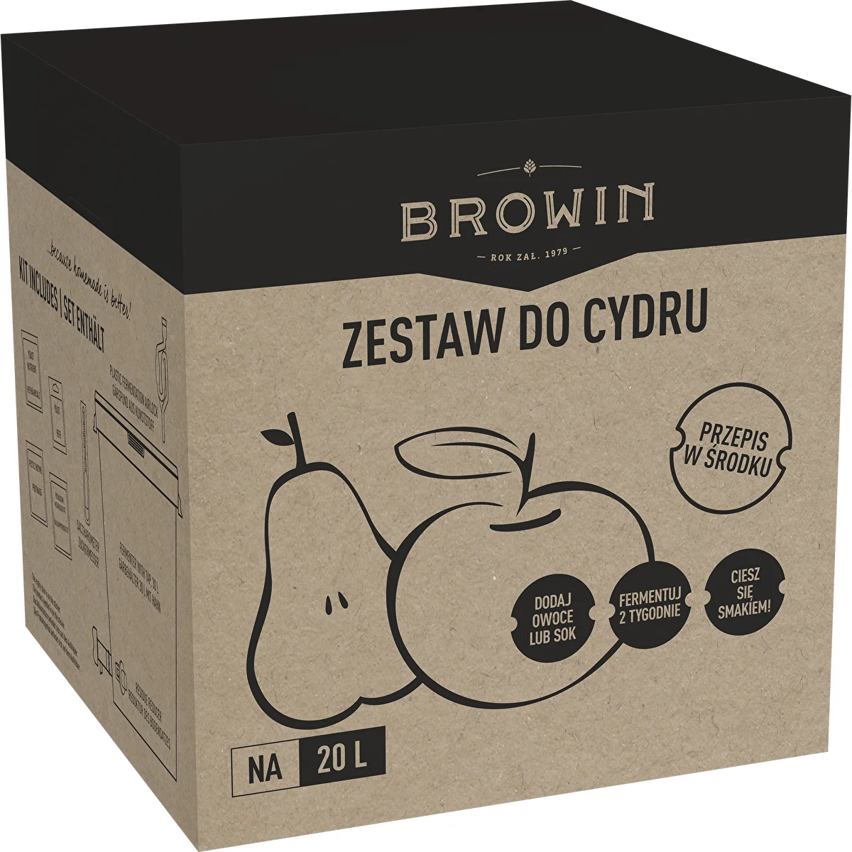 Sidra pagatavošanas komplekts 20 L