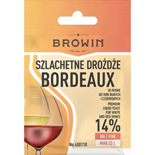 Vīna raugs Bordeaux, 20 ml
