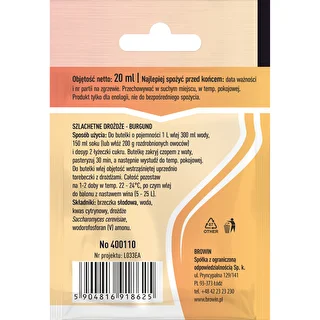 Vīna raugs Bordeaux, 20 ml – photo 2