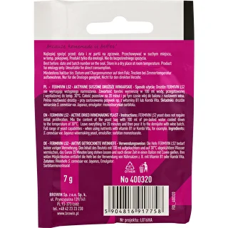 Vīna raugs Fermivin LS2, 7 g – photo 2