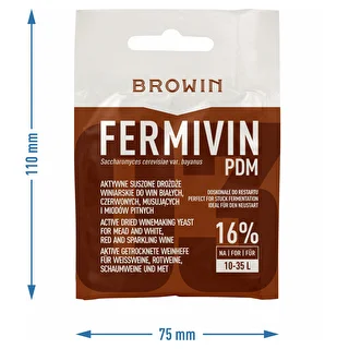 Vīna raugs Fermivin PDM, 7 g – photo 3