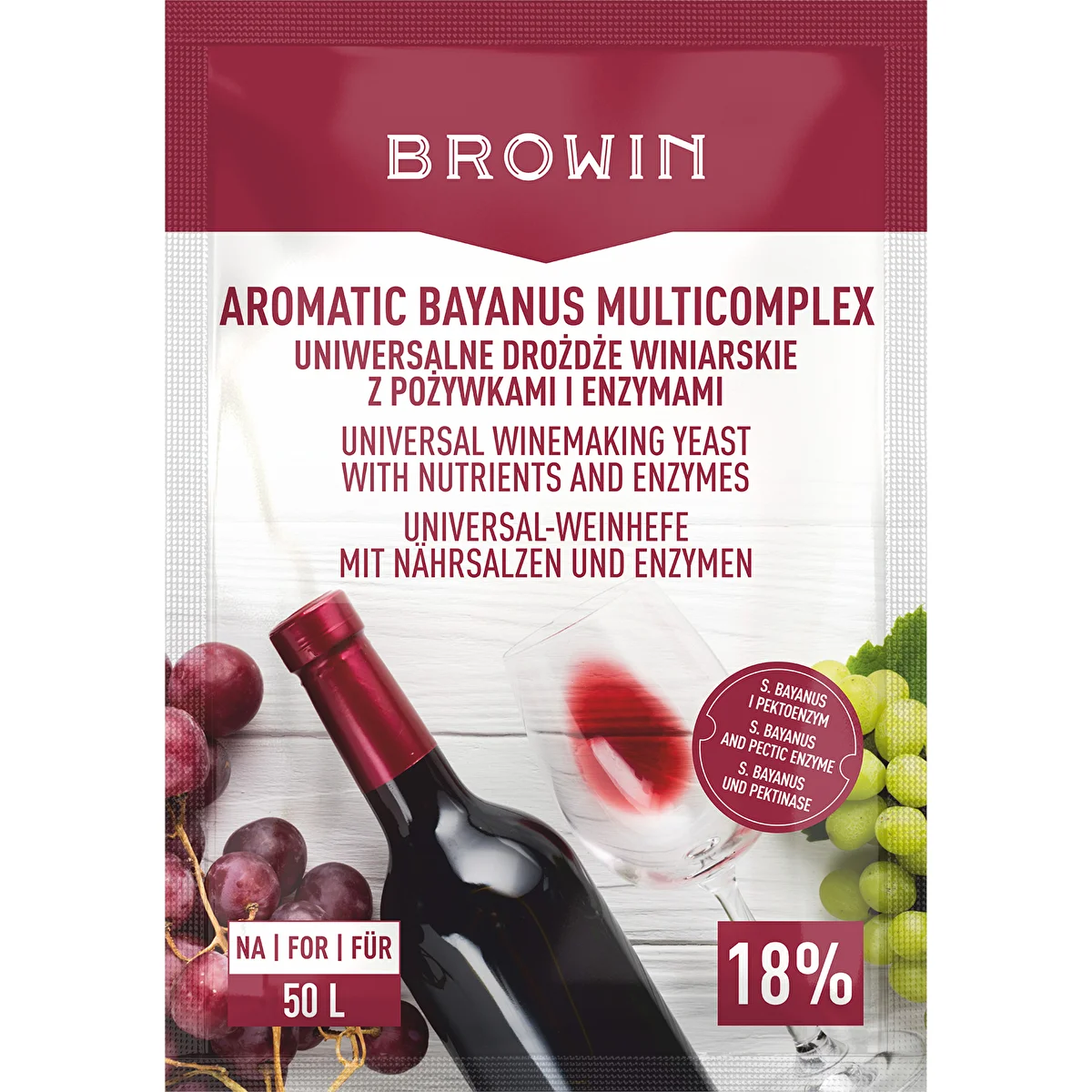 Aromatic Bayanus Multicomplex starta komplekts vīnam, 40 g