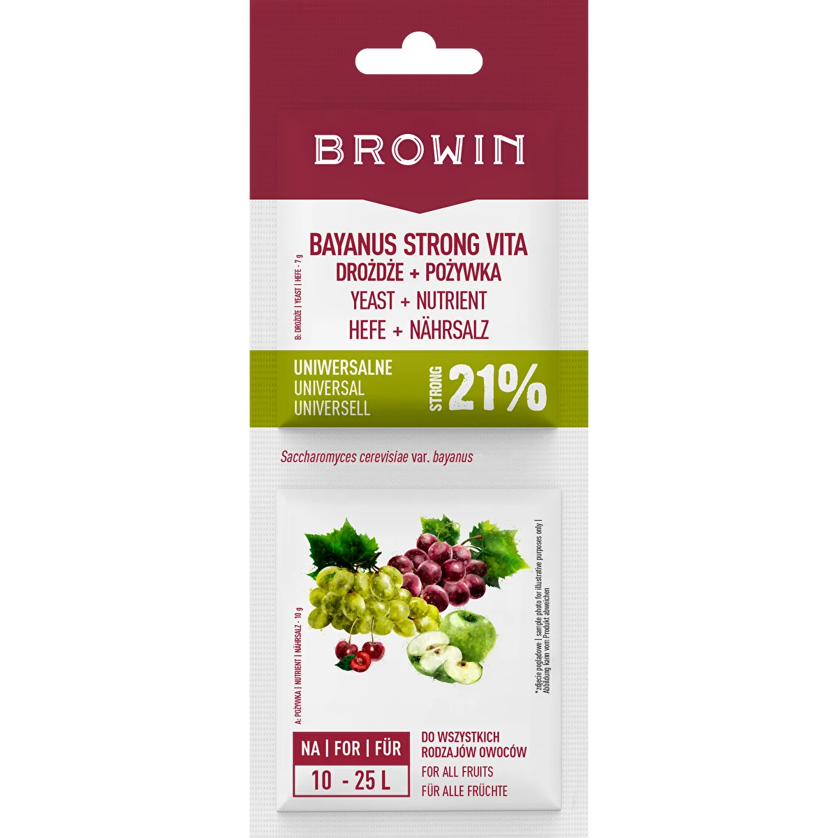 Bayanus raugs + rauga barība - Universāls - 21%, 17 g