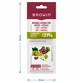 Bayanus raugs + rauga barība - Universāls - 21%, 17 g – photo 3