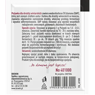 Barības viela vīna raugiem, 10 g – photo 2