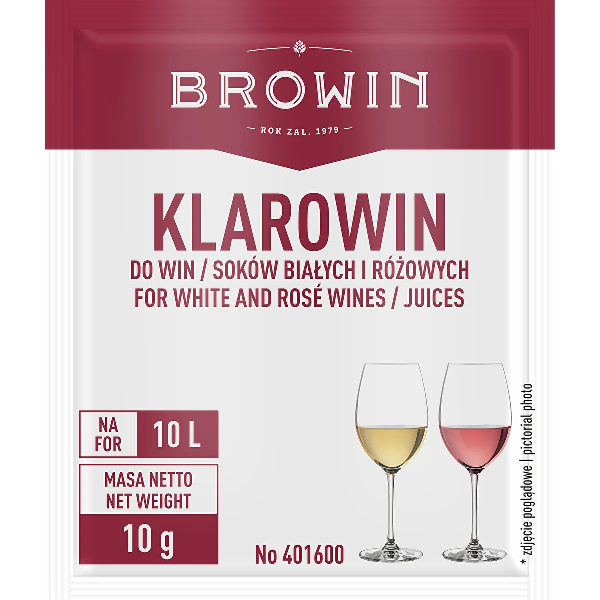 Klarowin – dzidrināšanas līdzeklis, 10 g