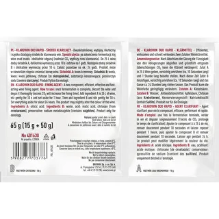 Klarowin Duo Rapid - hitozāns + kieselsols, 65 g – photo 2