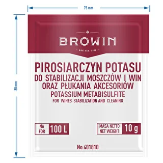 Kālija metabisulfīts 10 g – photo 3