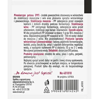Kālija metabisulfīts 10 g – photo 2