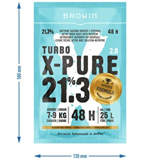 Turbo raugs X-Pure 21,3% 48h, 25 L – photo 5