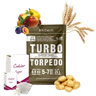 Destilācijas turbo raugs Turbo Torpedo 5–7 dienas 21% 100 g – photo 4