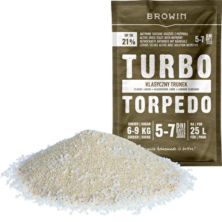 Destilācijas turbo raugs Turbo Torpedo 5–7 dienas 21% 100 g – photo 3