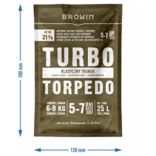 Destilācijas turbo raugs Turbo Torpedo 5–7 dienas 21% 100 g – photo 6