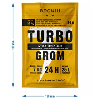 Destilācijas raugs Turbo Grom 24h – photo 4