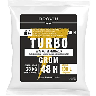Destilācijas raugs Turbo Grom 48h 100L – photo 1