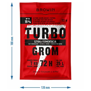 Destilācijas raugs Turbo Grom 72 h – photo 4