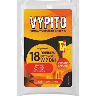 VYPITO 12%, paciņa 18 kokteiļiem - Mandarīns, 126g