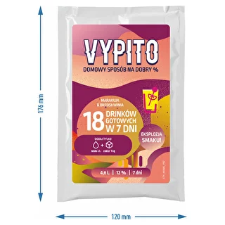 Ballīšu komplekts - Vypito Marakuja un persiks – photo 3