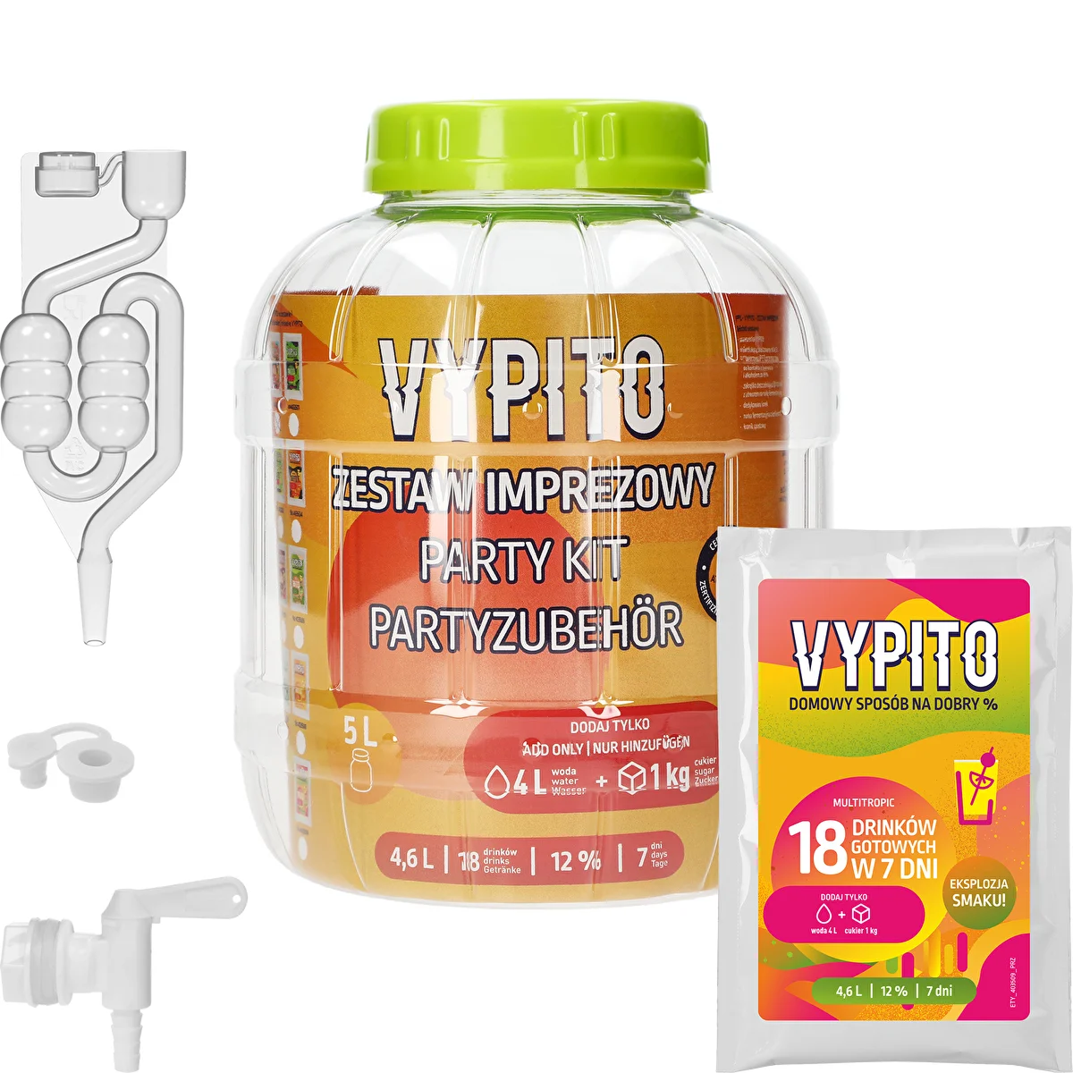 Ballīšu komplekts - Vypito Multitropic